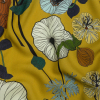 Mood Exclusive Yellow How Gardens Grow Viscose Woven | Mood Fabrics