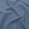 Heathered Denim Blue Recycled Polyester Chambray-Look Woven | Mood Fabrics