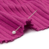 Dusty Fuchsia Brushed Stretch Polyester 4x2 Rib Knit - Detail | Mood Fabrics