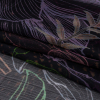 Mood Exclusive Purple Tunnel of Wonder Crinkled Polyester Chiffon - Folded | Mood Fabrics