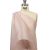 Quinn Nude Shimmering Polyester Twill Organdy - Spiral | Mood Fabrics