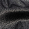 Devyn Black and Silver Foiled Stretch Polyester Crepe - Detail | Mood Fabrics
