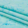 Island Batiks Foundation Basics Aqua Abstract Quilting Cotton - Folded | Mood Fabrics