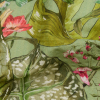 Mood Exclusive Monstera Mambo Cotton and Viscose Striped Seersucker - Detail | Mood Fabrics