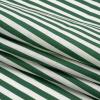 Lydia Hunter Green Striped Medium Weight Linen Woven - Folded | Mood Fabrics