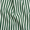 Lydia Hunter Green Striped Medium Weight Linen Woven | Mood Fabrics