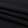 Black Stretch Wool Crepe Suiting - Folded | Mood Fabrics