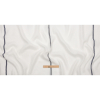 White and Navy Striped Lightweight Linen Woven - Full | Mood Fabrics