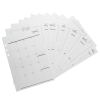 Mood Designer Sewing Planner Undated Monthly Calendar Refills - 5.82" x 8.26", A5, 12 Months - Folded | Mood Fabrics