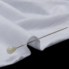 White Polyester Jersey - Detail | Mood Fabrics