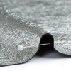 Ileana Metallic Silver Textured Faux Leather - Detail | Mood Fabrics