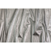 Ileana Metallic Silver Textured Faux Leather - Full | Mood Fabrics
