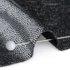 Silver Tiny Dots Foiled Stretch Polyester Jersey - Detail | Mood Fabrics