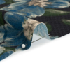 Mood Exclusive Blue Midnight at Giverny Sustainable Viscose Floral Jacquard - Detail | Mood Fabrics
