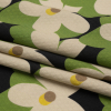 Mood Exclusive Jonesing for Daisy Sustainable Viscose Floral Jacquard - Folded | Mood Fabrics