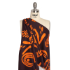 Mood Exclusive Orange Drawer's Delight Stretch Cotton Twill - Spiral | Mood Fabrics