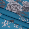Mood Exclusive Blue Gardener's Gift Cotton Voile - Folded | Mood Fabrics