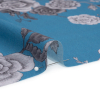 Mood Exclusive Blue Gardener's Gift Cotton Voile - Detail | Mood Fabrics