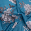 Mood Exclusive Blue Gardener's Gift Cotton Voile | Mood Fabrics