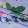 Mood Exclusive Periwinkle Picture Perfect Petals Cotton Voile - Folded | Mood Fabrics