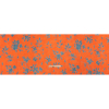 Mood Exclusive Orange and Blue Stamped on my Mind Viscose Georgette - Full | Mood Fabrics
