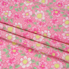 Mood Exclusive Pink Daisy Dipper Cotton Poplin - Folded | Mood Fabrics