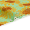 Mood Exclusive Bright Mint Bit of Sun Viscose Georgette - Detail | Mood Fabrics