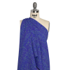 Mood Exclusive Purple Dandelion Dreamer Stretch Polyester Seersucker - Spiral | Mood Fabrics