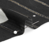 Mood Exclusive Black Tour de Quartz Metallic Pinstriped Viscose Dobby - Detail | Mood Fabrics