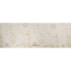 Mood Exclusive Cream Endless Diamond Sky Metallic Pinstriped Viscose Dobby - Full | Mood Fabrics