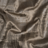 Kasa Taupe Crosshatching Embossed Knit Velvet | Mood Fabrics