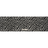 Black and Ivory Zebra Stripes Viscose and Polyester Chenille Upholstery Jacquard - Full | Mood Fabrics