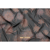 Black, Brown and Gray Hammered Flowers Silk Chiffon - Full | Mood Fabrics