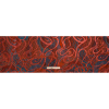 Metallic Red, Burnt Orange and Navy Organic Flow Luxury Brocade - Full | Mood Fabrics