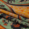 Mood Exclusive Orange Vale of Victoria Lightweight Polyester Crepe - Folded | Mood Fabrics