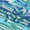 Mood Exclusive Blue Float On Crinkled Cotton Gauzy Woven - Folded | Mood Fabrics
