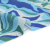Mood Exclusive Blue Float On Crinkled Cotton Gauzy Woven - Detail | Mood Fabrics