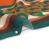 Mood Exclusive Earth Building Blocks Cotton Crepe Panel - Detail | Mood Fabrics