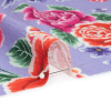 Mood Exclusive Lilac Bountiful Bushes Slubbed Gauzy Cotton Woven - Detail | Mood Fabrics