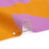Mood Exclusive Orange Gumdrop Pinwheels Cotton Crepe - Detail | Mood Fabrics