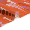 Mood Exclusive Orange Rain on Me Cotton Crepe - Detail | Mood Fabrics
