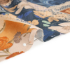 Mood Exclusive Orange Scrapbook Patchwork Stretch Cotton Poplin - Detail | Mood Fabrics