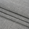 Black and White Checked Medium Weight Linen Woven - Folded | Mood Fabrics