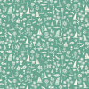 Liberty Art Fabrics Green Sealife Lasenby Quilting Cotton | Mood Fabrics