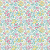 Liberty Art Fabrics Pink and Blue Summer Meadow Lasenby Quilting Cotton | Mood Fabrics