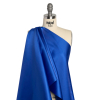 Verena Cobalt Luminous Polyester Mikado - Spiral | Mood Fabrics