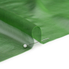 Adelaide Forest Green Iridescent Chiffon-Like Silk Voile - Detail | Mood Fabrics