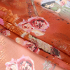 Pink, Orange and Green Vivid Traditions Silk Chiffon - Folded | Mood Fabrics