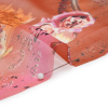 Pink, Orange and Green Vivid Traditions Silk Chiffon - Detail | Mood Fabrics