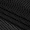 Famous Australian Designer Black Pintucked Cotton Voile - Folded | Mood Fabrics